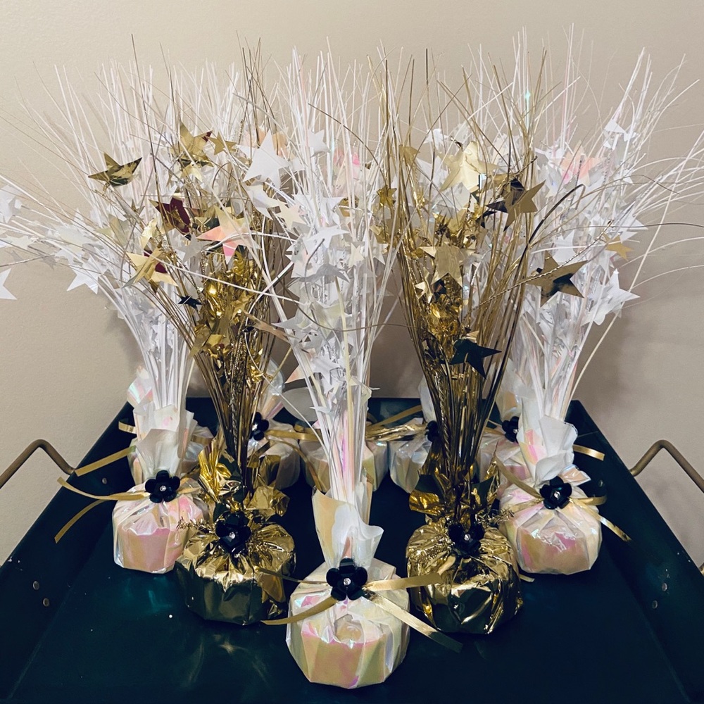 STARBURST WEIGHT CENTERPIECES